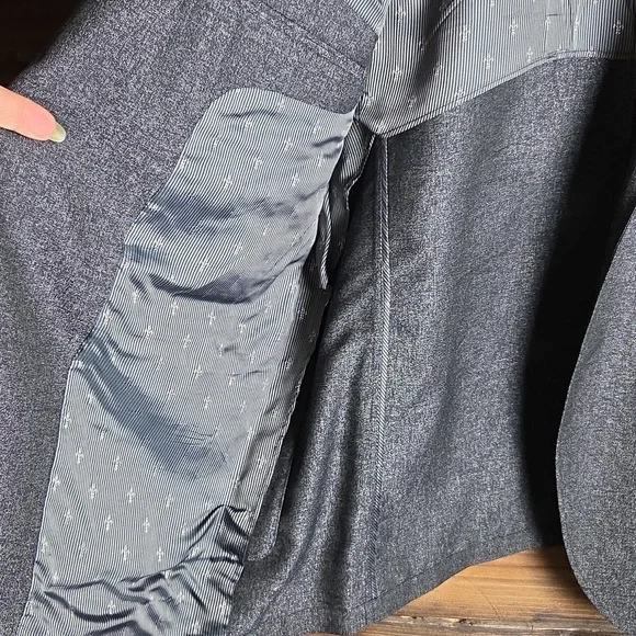 John Varvatos Men's Gray Blazer